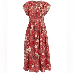 Ulla Johnson Lottie Floral Voile Dress, 2